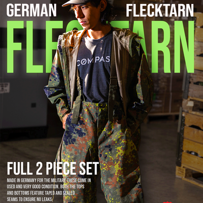 German Flecktarn Set | Sympatex Jacket & Bib
